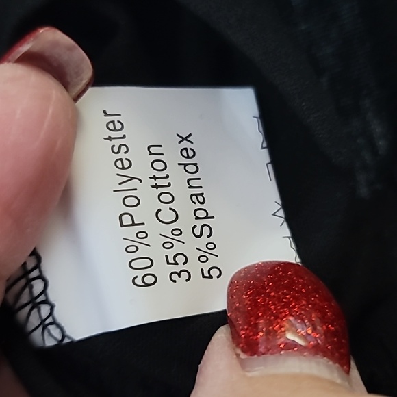 Black Graphic Tee with Colorful Print - Picture 6 of 7